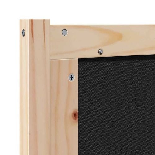 Zagłówek Inny brązowo-czarny 150 cm Lite drewno sosnowe na Arena.pl