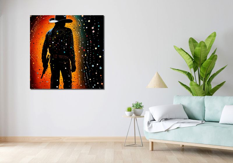 Obraz 100x100cm Gwiezdny Strzelec zdjęcie 2