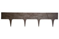 Obrzeże Palisada Stone 80 cm ciemny brąz