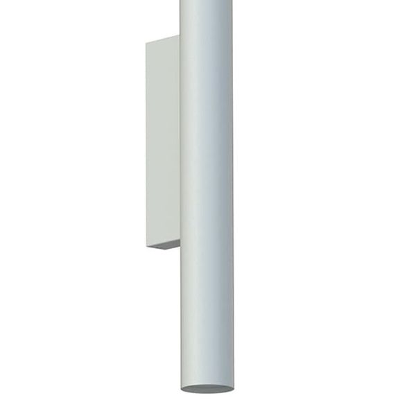 Podłużna lampa ścienna tuba Fourty 10892 Nowodvorski sypialniana szara zdjęcie 2