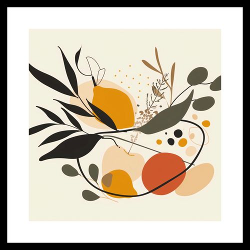 Plakat 40x40cm Botaniczny Wir na Arena.pl