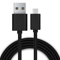 Kabel USB Do USB C Szybkie Ładowanie 1m Czarny Przewód
