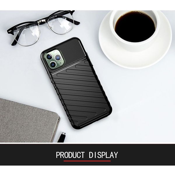 Etui Iphone 11 Pro Pancerne Thunder Czarne zdjęcie 5