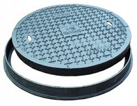 Właz żeliwny kanałowy pokrywa Szamba Studni AO-500 SOLIDNY Z ATESTEM