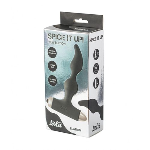 Vibrating Anal Plug Spice it up New Edition Elation Black na Arena.pl