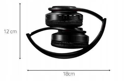 SŁUCHAWKI BEZPRZEWODOWE BLUETOOTH NAUSZNE MIKROFON DLA NIEJ NIEGO DZIECKA na Arena.pl