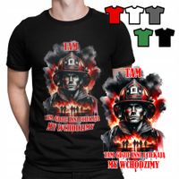 KOSZULKA T-SHIRT MĘSKI WZORY WYBÓR - STRAŻAK STRAŻ PASJA PREZENT - XXXL 3XL