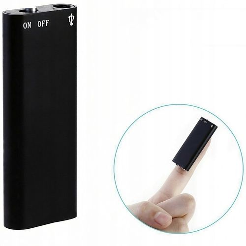 MINI DYKTAFON SZPIEGOWSKI PODSŁUCH DETEKCJA 16 GB na Arena.pl