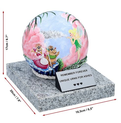 Urna na prochy dla dziecka z motywem wróżki Ręcznie malowana na Arena.pl