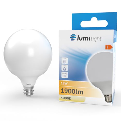 Żarówka LED GLOB G120 E27 18W neutralna barwa LL4453 LUMILIGHT na Arena.pl