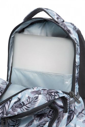Plecak CoolPack BASIC PLUS w kwiatki na błękitnym tle, SURF PALMS (B03021) na Arena.pl