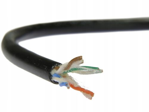 KABEL UTP ZEWNĘTRZNA ZIEMNA KATEGORIA 5E ŻELOWANA SKRĘTKA 50 METRÓW na Arena.pl