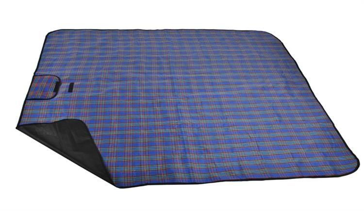 Mata Piknikowa 145X180 Basic - Niebieska zdjęcie 10