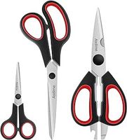 Nożyczki krawieckie uniwersalne stalowe 3szt