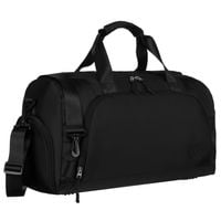 czarna torba podróżna z uchwytem na walizkę - peterson