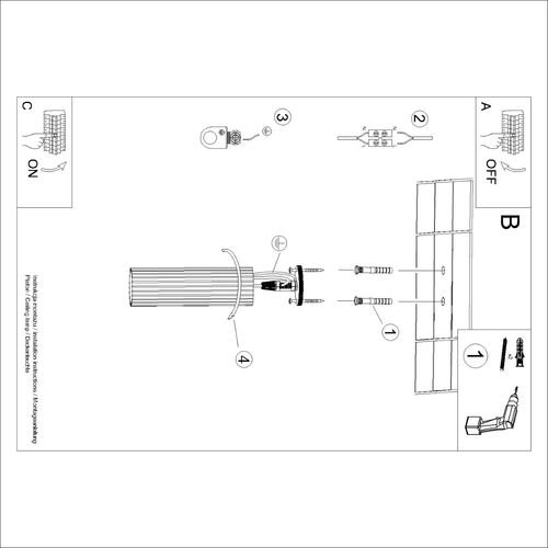 Plafon KARBON 20 ochra czerwona na Arena.pl