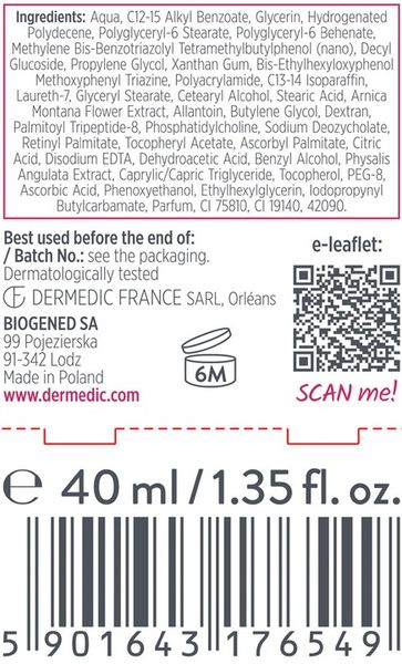 DERMEDIC REDNESS Krem korygujący na dzień UV + IR zdjęcie 5