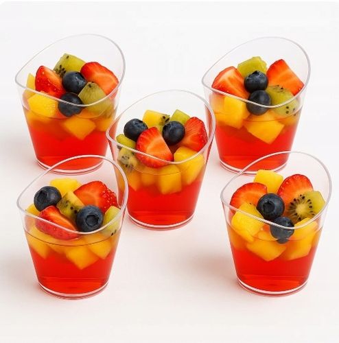 Pojemnik fingerfood pojemniki na desery przekąski fala 120 ml 24 szt. na Arena.pl