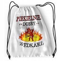 Plecak Dla Wędkarza Sportowy Szkolny Worek Torba Z Nadrukiem Ze Zdjęciem