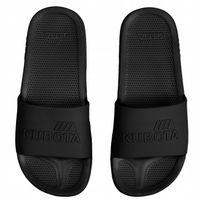 KLAPKI MĘSKIE KUBOTA BASIC PLAIN 43 CZARNE GUMOWE LACZKI BASENOWE LEKKIE 43