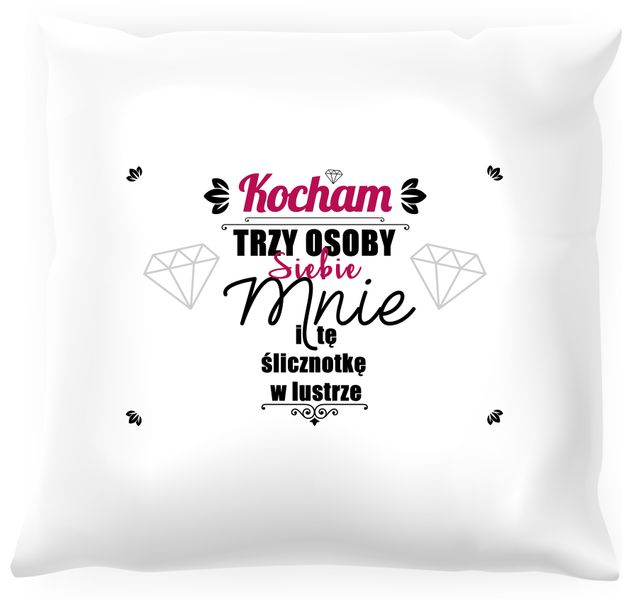 Poduszka - Kocham trzy osoby zdjęcie 1