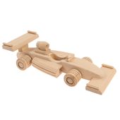 Drewniana zabawka John Paddle - Wyścigówka F-1 - 27cm