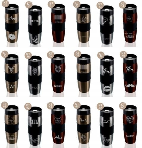 Kubek termiczny Termos dla Par puzzle grawer na Arena.pl