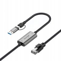 KABEL USB C DO RJ45 2.5G 2500Mbps KARTA SIECIOWA ETHERNET LAN 5M