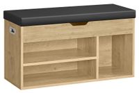 Szafka na buty do przedpokoju z siedziskiem dąb artisan 80 cm