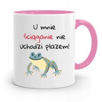 Kubek Różowy Na Dzień Nauczyciela U Mnie Prezent Z Nadrukiem Ze Zdjęciem