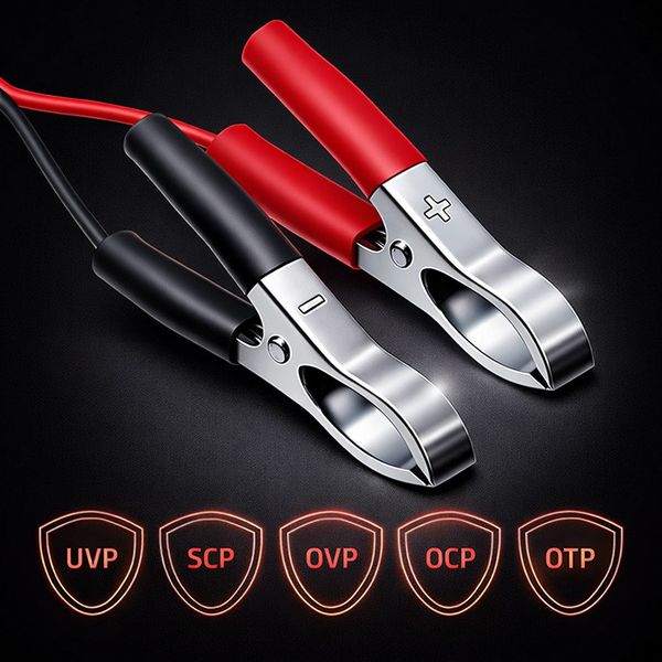 Qoltec Prostownik 12V 4A do AGM/GEL/STD zdjęcie 3
