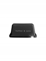 ASA Maselniczka Hey! 16x11x7,5cm Butter & Love czarna porcelanowa