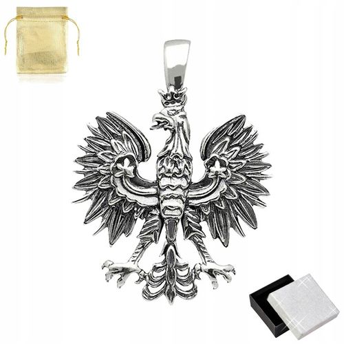 SREBRNA ZAWIESZKA ORZEŁ DUŻY PRÓBA 925 PREZENT na Arena.pl