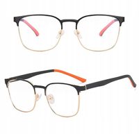 SOLIDNE Okulary Zerówki do KOMPUTERA Blue Light UV oprawki pod korekcję OCH