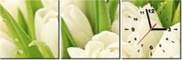 30 90CM OBRAZ 3 ELEM DELIKATNE TULIPANY ŚCIENNY PŁOTNO DRUK