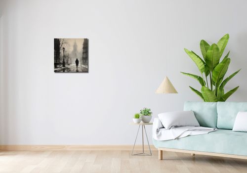 Obraz 40x40cm Mgła nad Londynem na Arena.pl