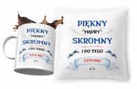 Zestaw Dla Stolarza Poduszka + Kubek Na Prezent Z Nadrukiem Ze Zdjęciem