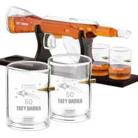 PREZENT DLA TATY KARAFKA KARABIN DO WHISKY GRAWER