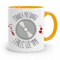 Kubek Żółty Prezent Dla Stolarza Chwila Nieuwagi