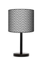 Lampa stołowa - nocna drewniana duża - Modern