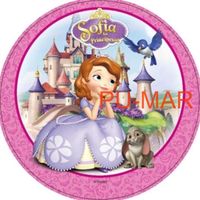 Opłatek na tort Księżniczka Śnieżka Aurora Zosia Bella Kopciuszek Piękna