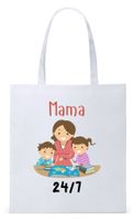 Dla Mamy Mamusi Prezent Torba Eco Biała Shopper Z Nadrukiem Ze Zdjęciem