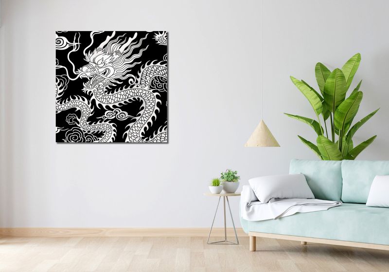 Obraz 90x90cm Orient zdjęcie 2