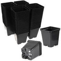 Doniczka 9 cm x 9 x 10 cm tworzywo sztuczne 100szt