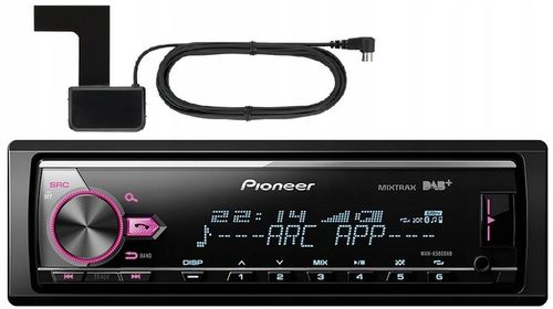 Pioneer MVH-X580DAB Radio samochodowe Bluetooth VarioColor MP3 + antena DAB na Arena.pl
