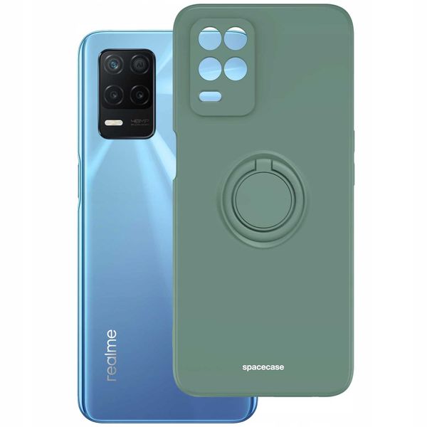 Spacecase Silicone Ring Realme 8 5G Dark Green zdjęcie 2