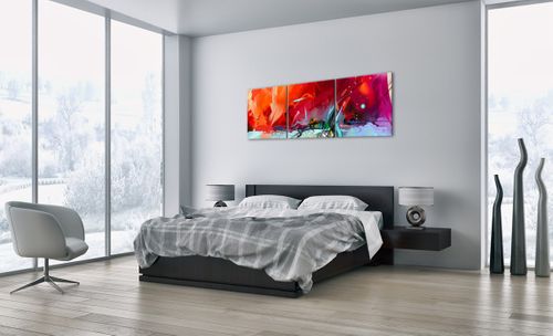 Obraz Na Płótnie - Kompozycja Dynamika - 150X50 Cm - Ca150X50-4036 na Arena.pl