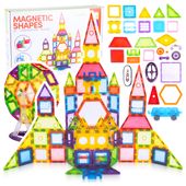 Klocki Konstrukcyjne Magnetyczne Puzzle Edukacyjne Układanka dla Dzieci 130