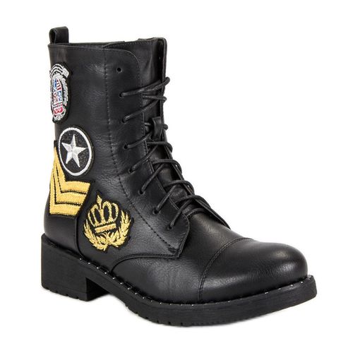 Czarne Militarne Botki r.40 na Arena.pl