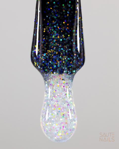 SAUTE NAILS Top hybrydowy HOLO FLASH TOP NO WIPE - 8ml zdjęcie 2